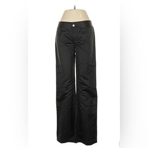 Alice& Olivia Black Wide-Leg Pants
